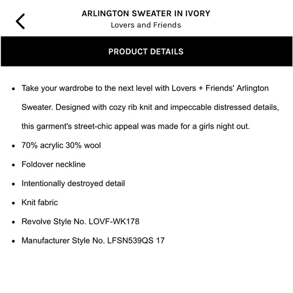 Revolve Sweater - Picture 6 of 6